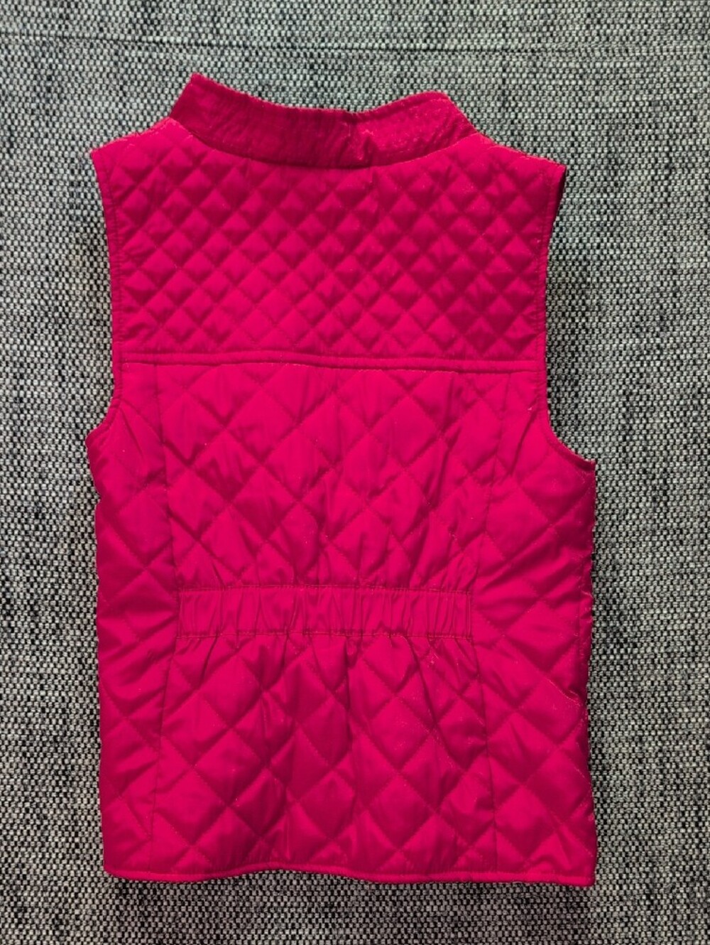 Girls' Quilted Red Vest - Kids Accessories - Picture 4 of 4